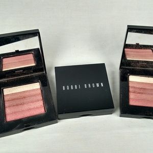 Bobbi Brown Shimmer Brick Compact ROSE Lot of 3